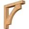 Ekena Millwork Westlake Block Smooth Bracket w/ Offset Brace, Western Red Cedar, 5 1/2"W x 30"D x 30"H BKT0604X30X30WTL05SWR - alternate 1